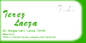 terez lacza business card